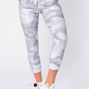 Gray Camouflage Jogger Pants